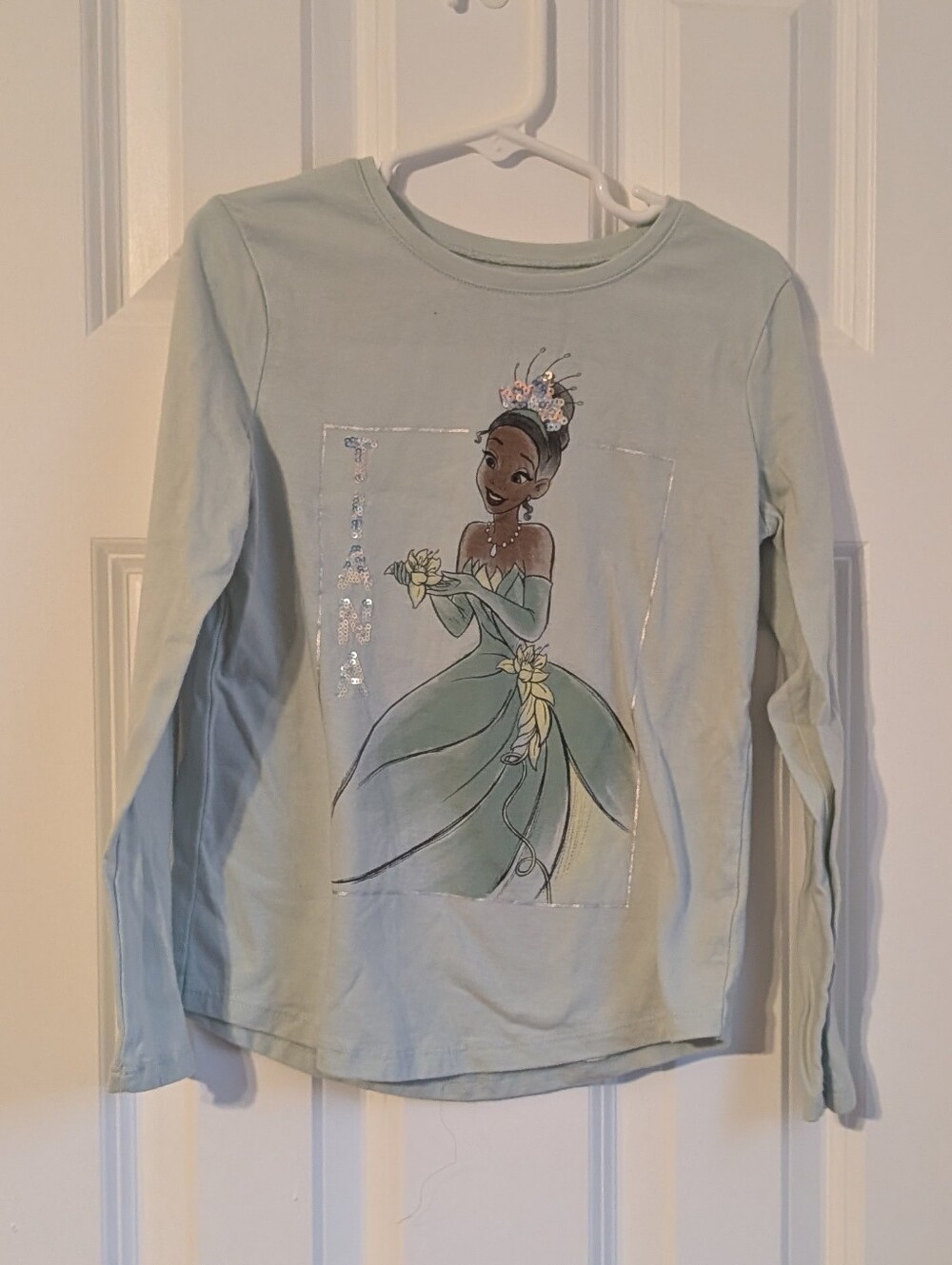 Disney Jumping Beans Princess Tiana Long Sleeve T Shirt Size 6x
